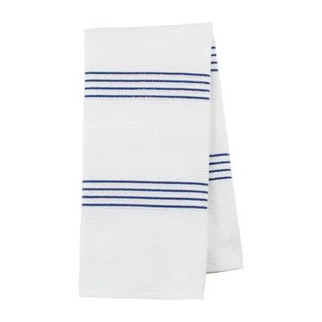 28" x 18" Blue Terry Kitchen Towel