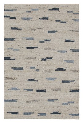 5' x 7.9' Natural and Multicolor Kingston Rug