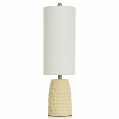 27" Cream Base and a Tall Shade Table Lamp