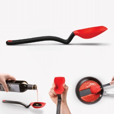 11" Red Supoon Sit Up Spoon