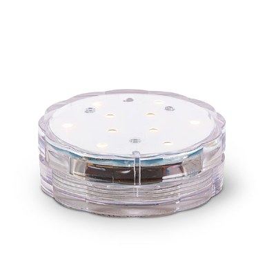 Pack of Two 2.75" Round Submersible Lamp With a Remote