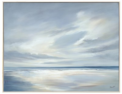 42" x 54" Timeless Coast Framed Coastal Canvas