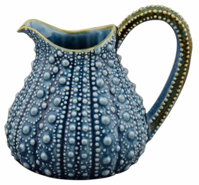 8" Blue Urchin Ceramic Pitcher