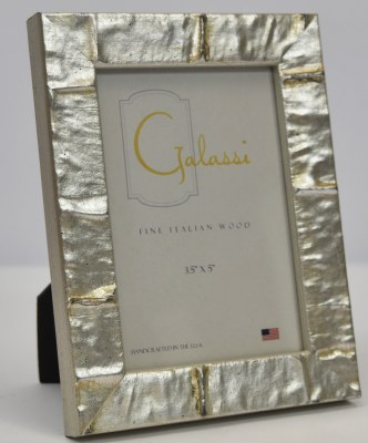 3.5" x 5" Silver Georgette Picture Frame