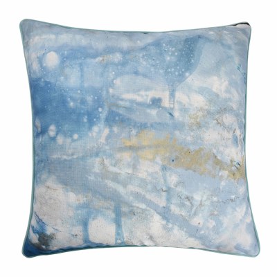 24" Square Ocean Blues Decorative Pillow