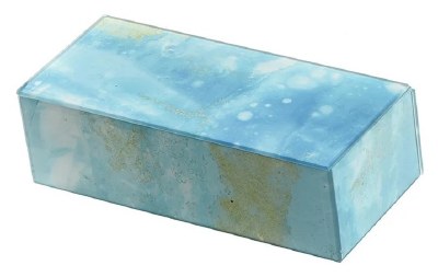 3" x 8" Ocean Blues Glass Box