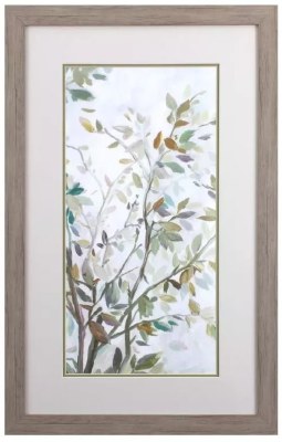33" x 21" Branches Upright Framed Print Under Glass