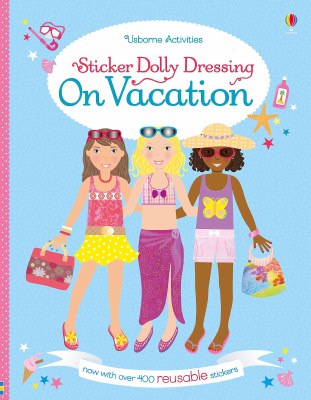On Vacation Sticker Dolly Dressing Activity Book