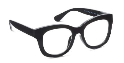 +2.00 Strength Black Center Stage Peepers