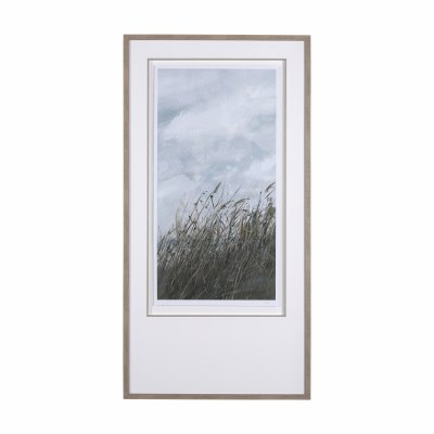 61" x 31" Chilly Breeze 2 Framed Coastal Print Under Glass