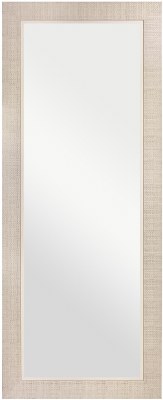 69" x 29" Mirror in a White Wash Wood Frame