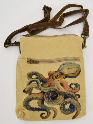 9" x 8" Slim Octopus Sling Bag