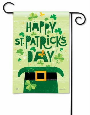 18" x 13" "Happy St. Patrick's Day" Mini Garden Flag