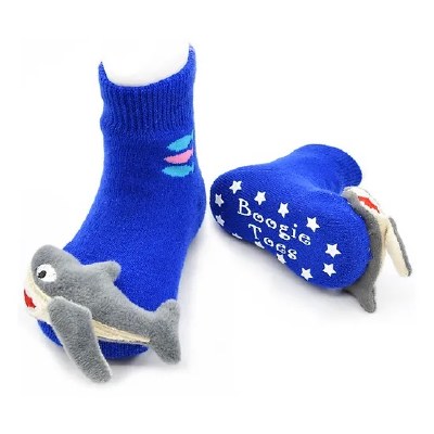 Size 0-1 Years Shark Baby Rattle Socks