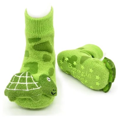 Size 0-1 Years Turtle Baby Rattle Socks