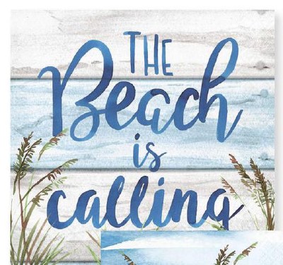 "The Beach is Calling" Lunch Napkins