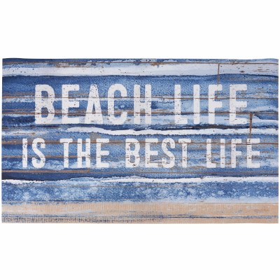 20" x 34" "Beach Life Is The Best Life" Doormat