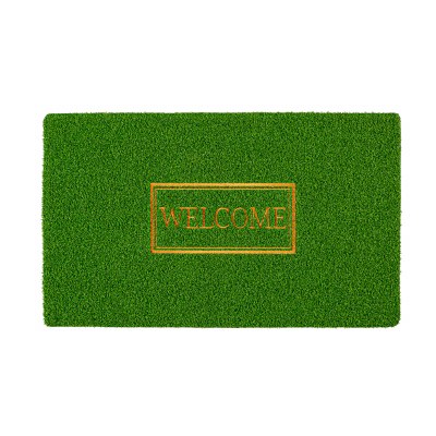 18" x 30" "Welcome" Grass Doormat