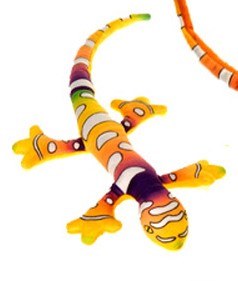 12" Purple Gecko Plush Toy With a Magnet Feature