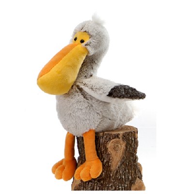 12" Multicolor Pelican Plush Toy