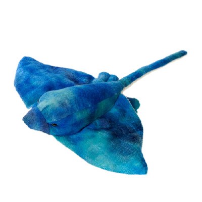 14" Blue Sting Ray Plush Toy