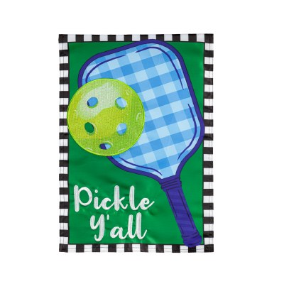 18" x 13" Mini "Pickle Y'all" Pickleball Garden Flag