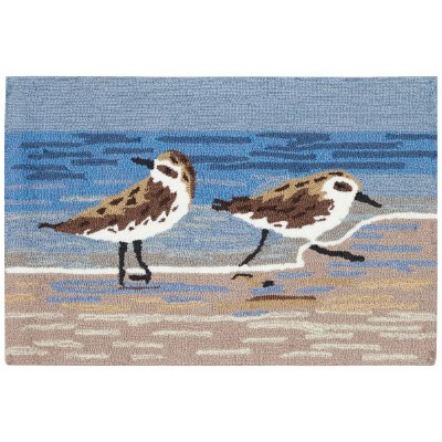 2' x 5' Sandpipers at The Lake Indoor/Outdoor Rug