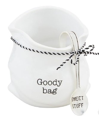 5" "Goody Bag" Dish With a Spoon by Mud Pie