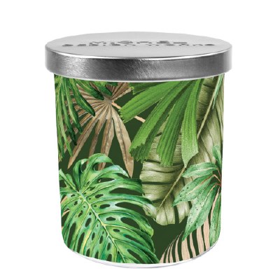 7.4 Oz Island Palm Fragrance Glass Jar Candle