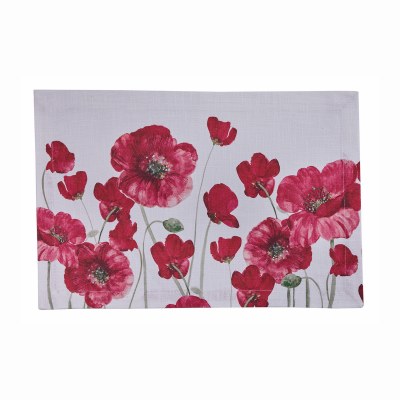 13" x 19" Red Poppy Placemat