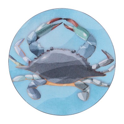 Set of Four Blue Crab Coasters