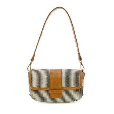 5" x 8" Stripe Carmen Canvas Conervtible Crossbody