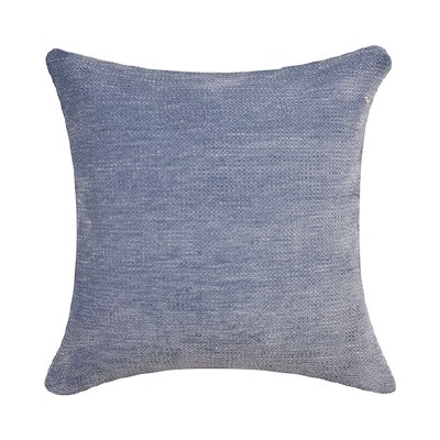 20" Sq Spa Blue Woven Decorative Pillow