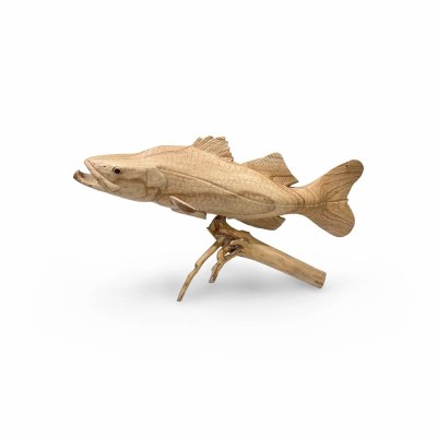 14" Wood Snook Figurine