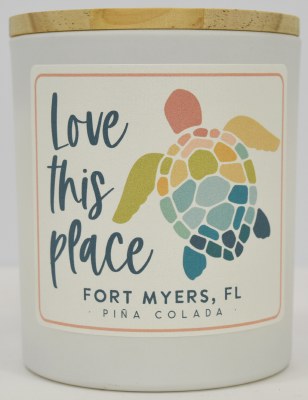 11 Oz Fort Myers Pina Colada Fragrance Jar Candle