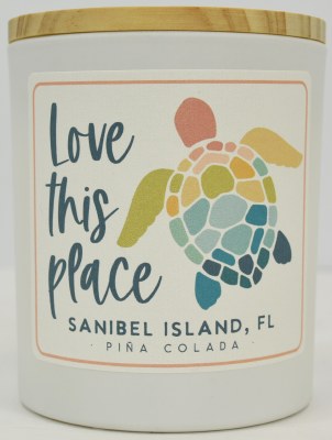 11 Oz Sanibel Island Pina Colada Fragrance Jar Candle