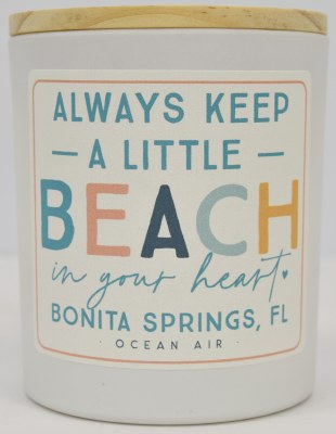 11 Oz Bonita Springs Ocean Air Fragrance Jar Candle