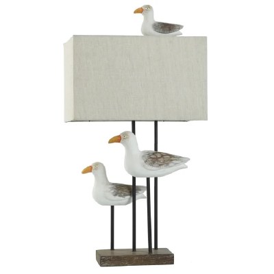 34" Three Seagulls Table Lamp