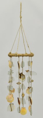 22" Seashells and Seaglass Mobile