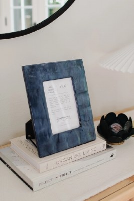 4" x 6" Blue Capiz Shell Photo Frame