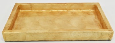 6" x 10" Gold Rectangle Capiz Tray