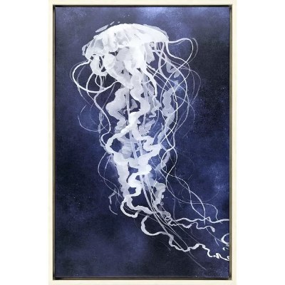 40" x 26" Under Sway 1 Framed Coastal Canvas