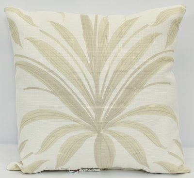 19" Sq Taupe Monoeli Decorative Pillow