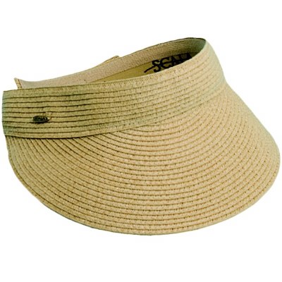 3.5" Brim Toast Visor With a Velcro Back
