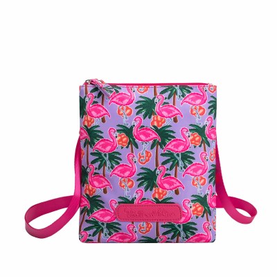 9" x 7" Flamingo Crossbody Bag