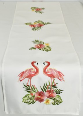72" Flamingo Table Runner