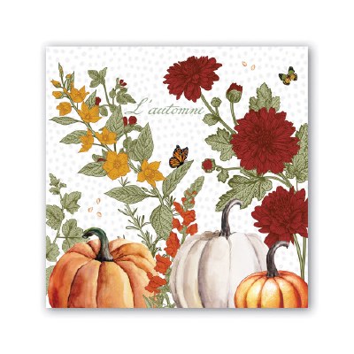 Pumpkin Delight Beverage Napkins