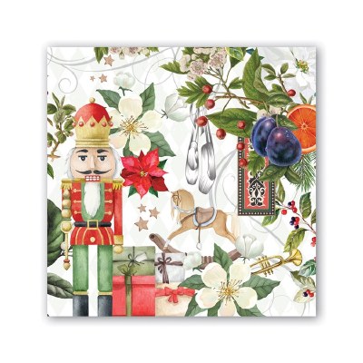5" Square Nutcracker Suite Beverage Napkins