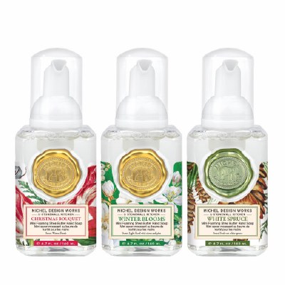 Set of Three 4.7 Oz Winter Scents Foaming Hand Soaps