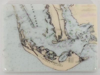 Sanibel Island Map Chart Magnet